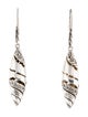John Hardy Sapphire Drop Earrings
