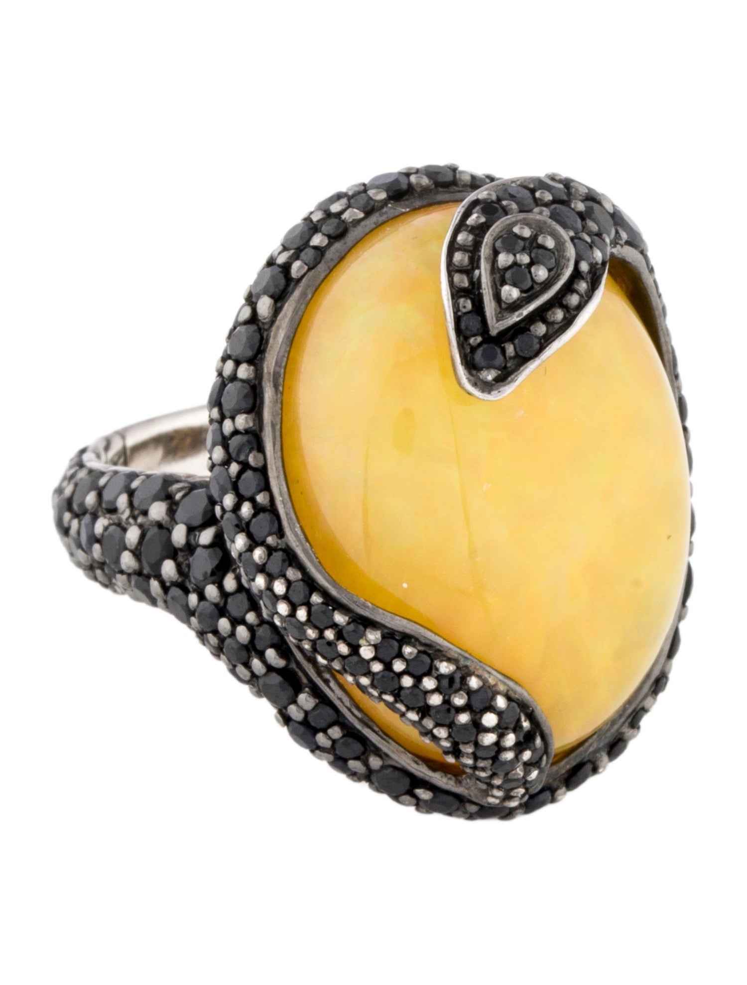 John Hardy Opal, Sapphire, & Spinel Cobra Ring
