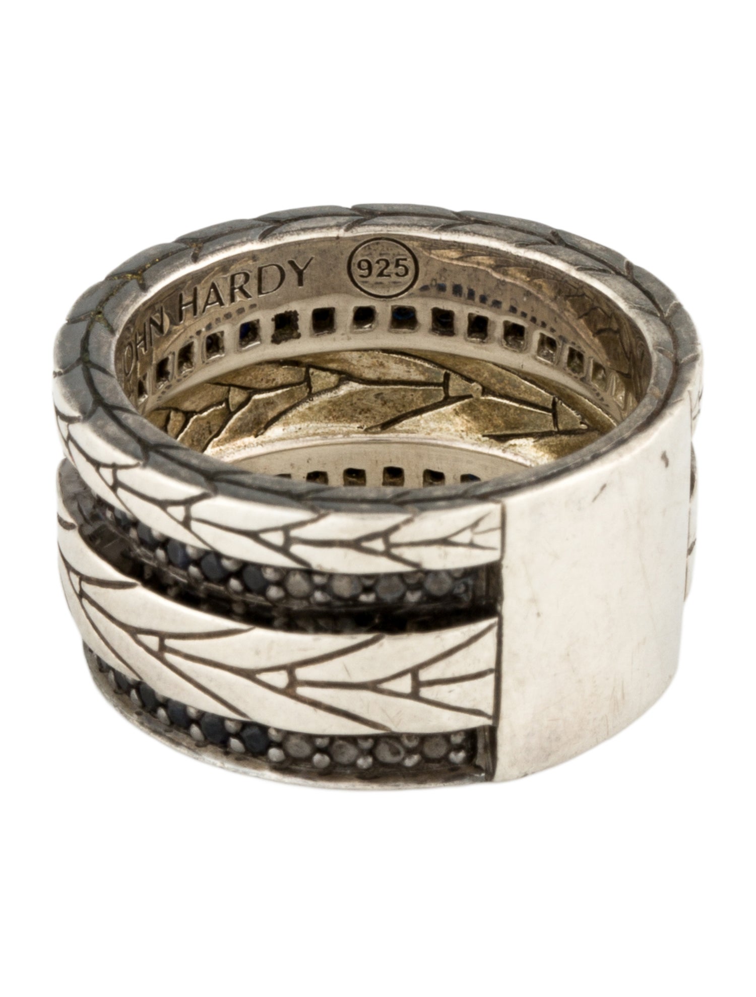 John Hardy Sapphire Modern Chain Band