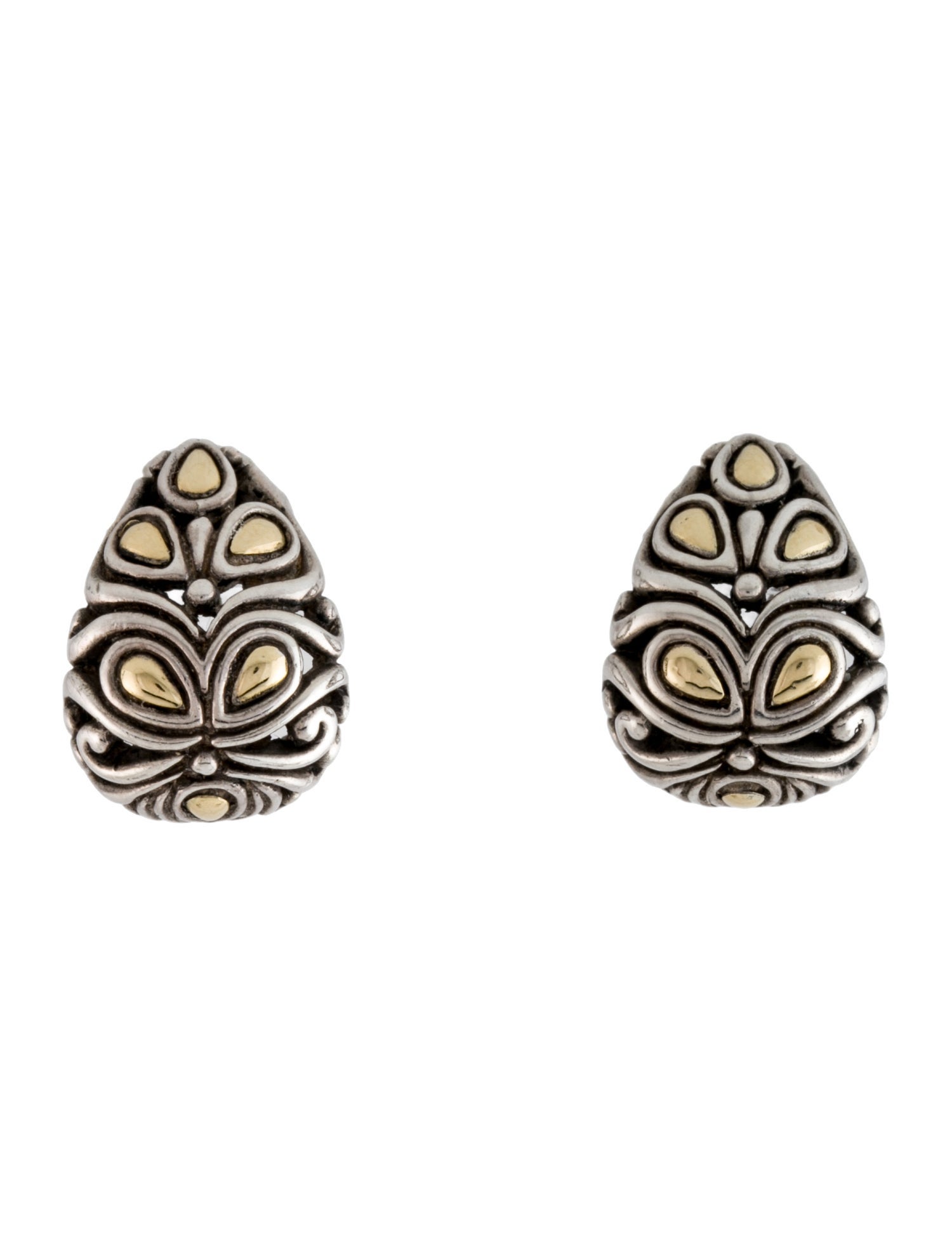 John Hardy Batu Buddha Belly Earclips