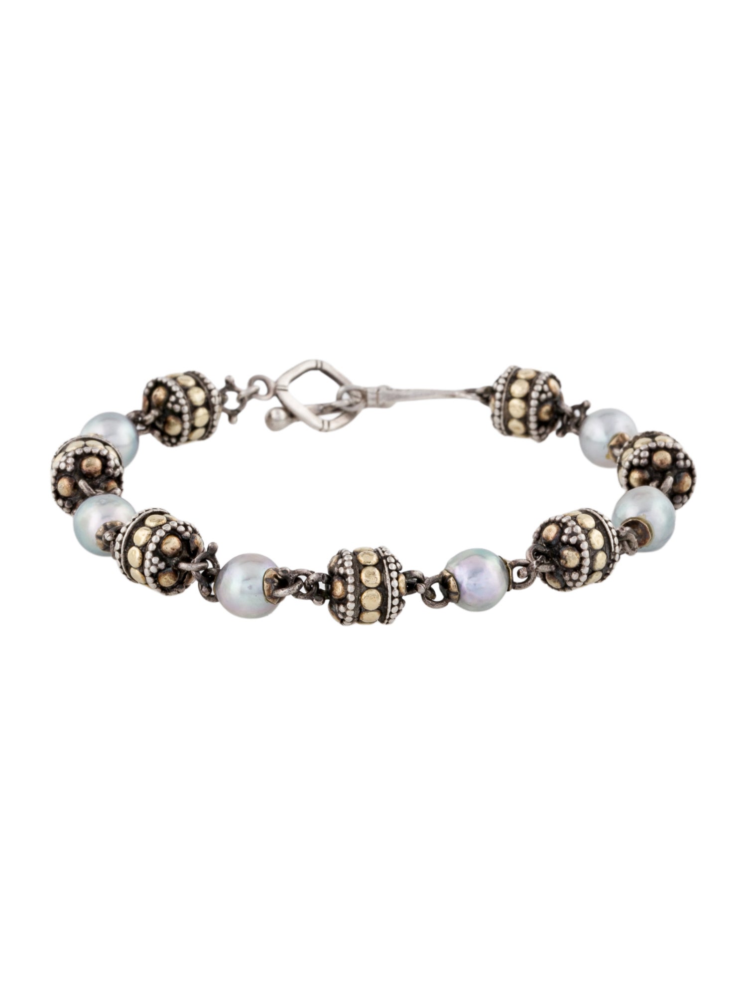 John Hardy Vintage Pearl Dot Bead Bracelet