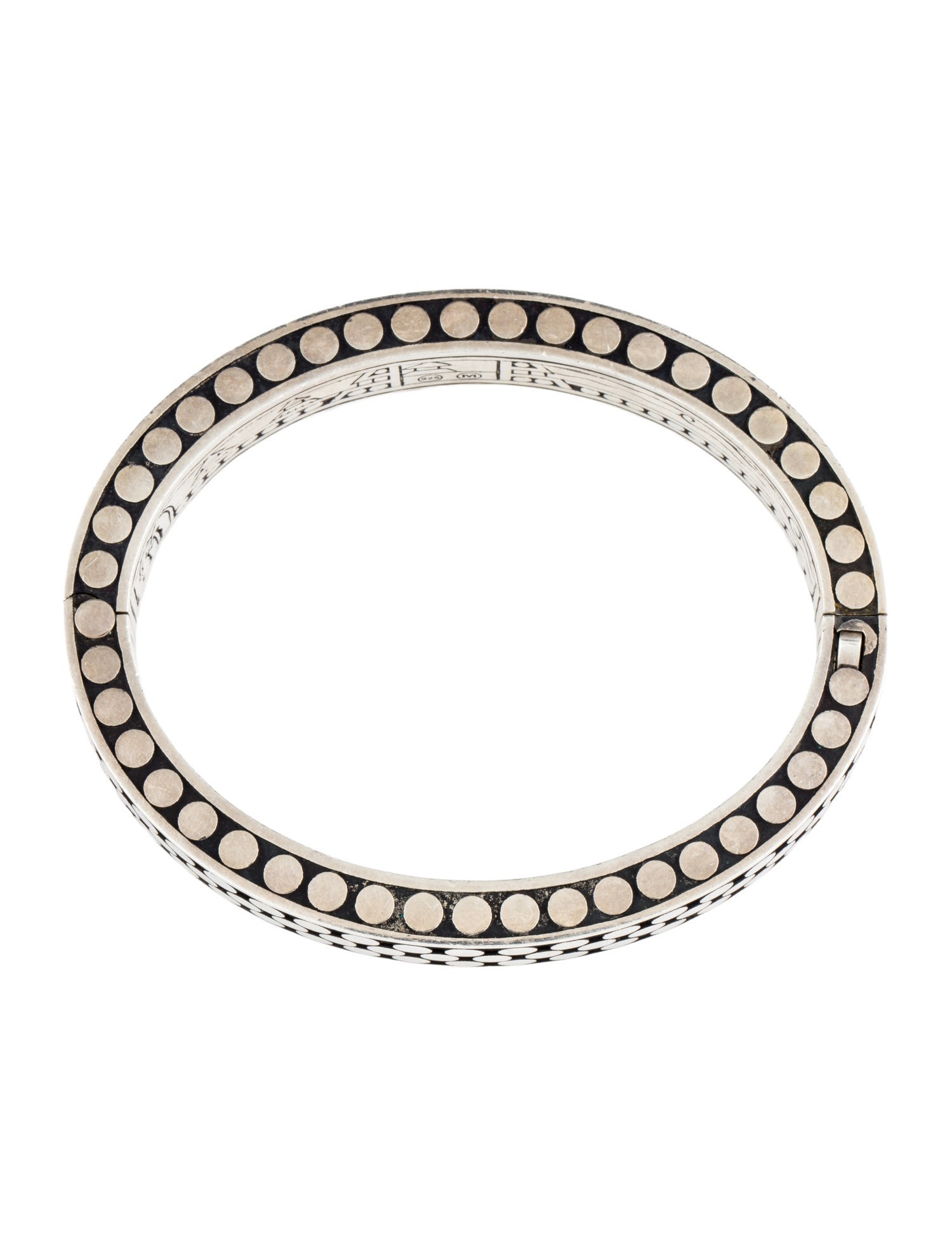 John Hardy Dot Hinged Bangle
