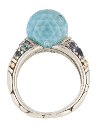 John Hardy Topaz & Iolite Kali Ring