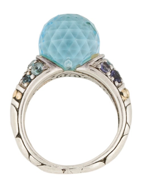John Hardy Topaz & Iolite Kali Ring