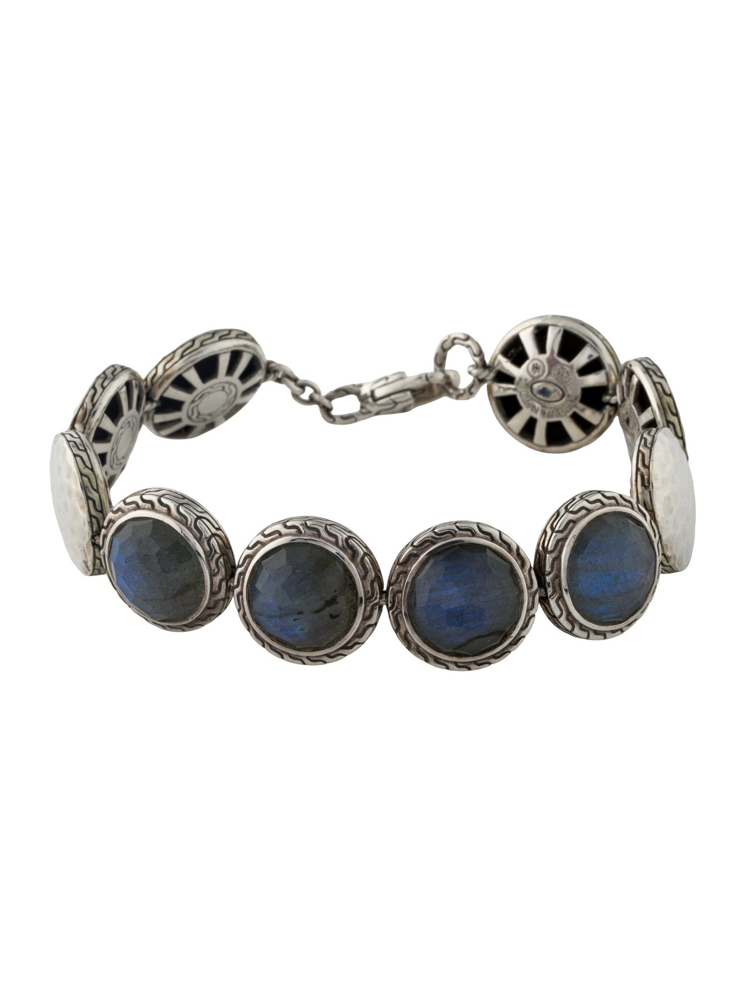 John Hardy Labradorite Batu Palu Disc Bracelet