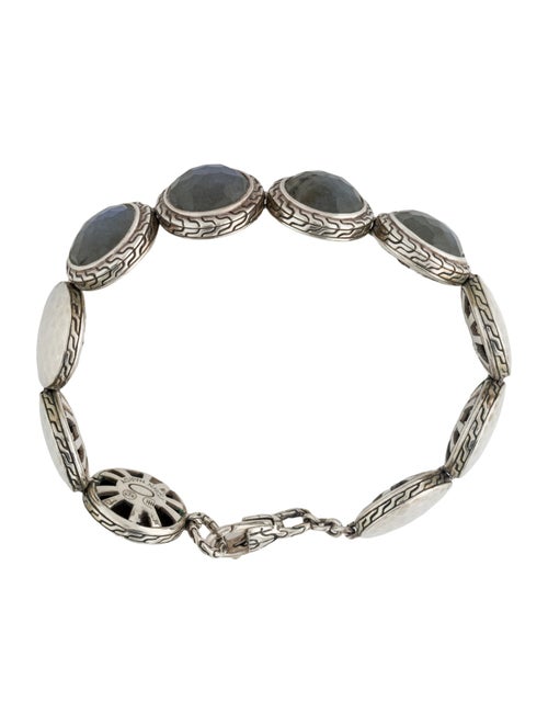 John Hardy Labradorite Batu Palu Disc Bracelet