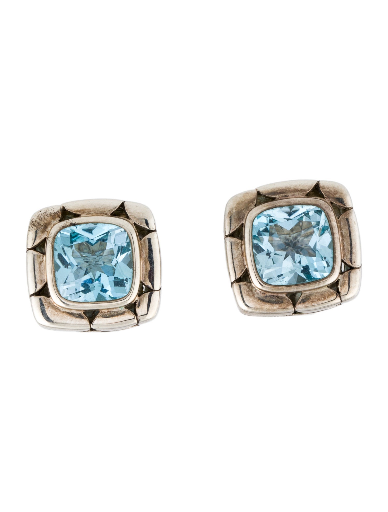 John Hardy Topaz Kali Stud Earrings