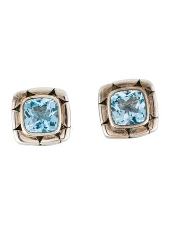 John Hardy Topaz Kali Stud Earrings