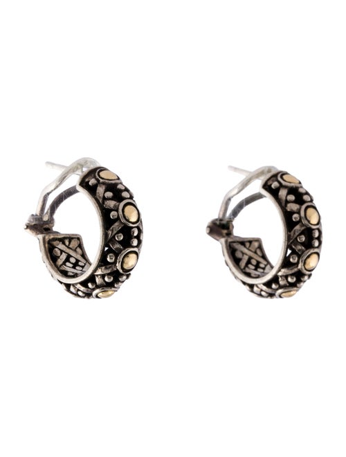 John Hardy Two-Tone Jaisalmer Hoop Earclips