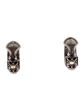 John Hardy Two-Tone Jaisalmer Hoop Earclips