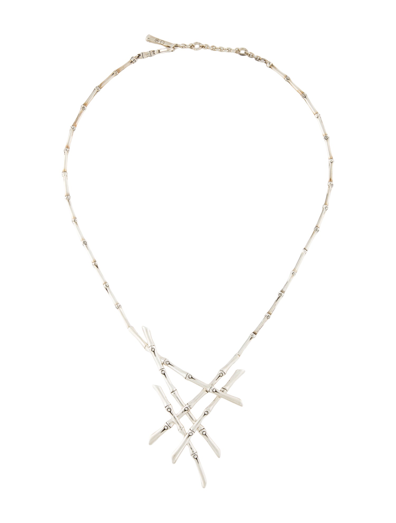 John Hardy Bamboo Branches Collar Necklace