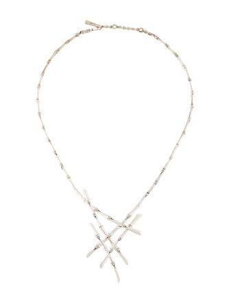 John Hardy Bamboo Branches Collar Necklace