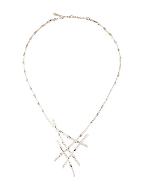 John Hardy Bamboo Branches Collar Necklace