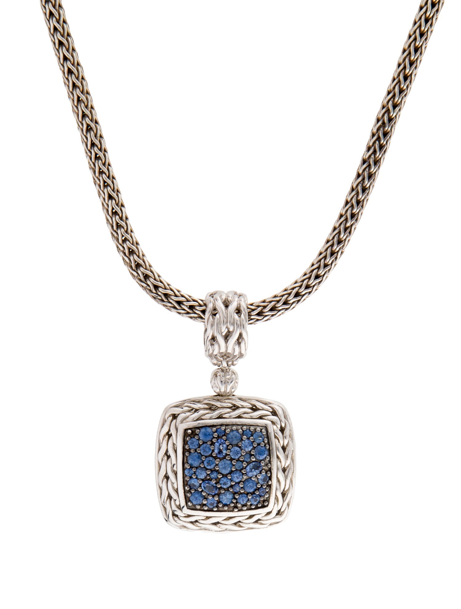 John Hardy Sapphire Pendant Necklace