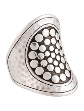John Hardy Hammered Dot Moon Phase Ring