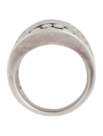 John Hardy Hammered Dot Moon Phase Ring