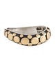 John Hardy Two-Tone Dot Curved Band Ring