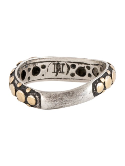 John Hardy Two-Tone Dot Curved Band Ring