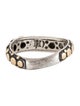 John Hardy Two-Tone Dot Curved Band Ring