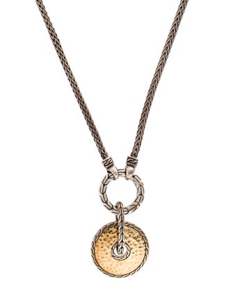 John Hardy Two-Tone Amulet Pendant Necklace