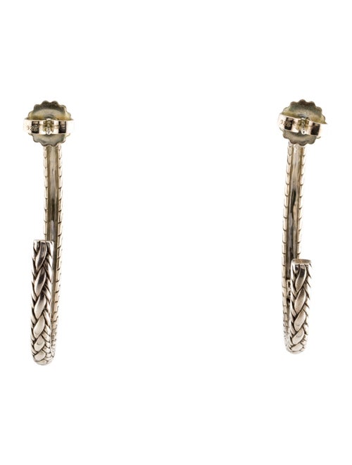 John Hardy Braided Kepang Hoop Earrings