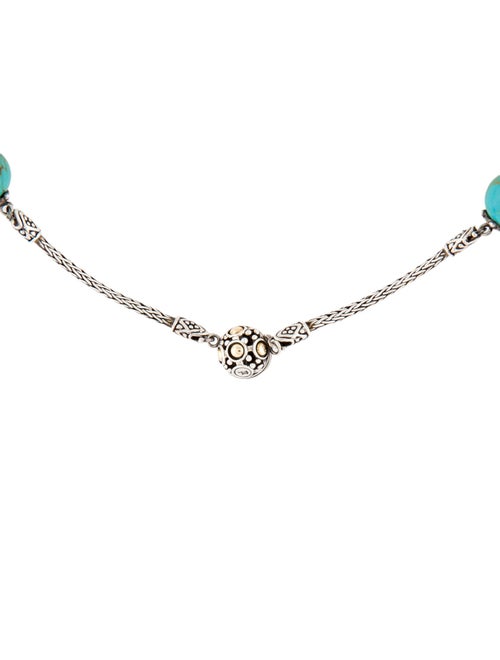 John Hardy Turquoise Jaisalmer Station Necklace