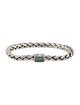 John Hardy Topaz Angled Chain Link Bracelet