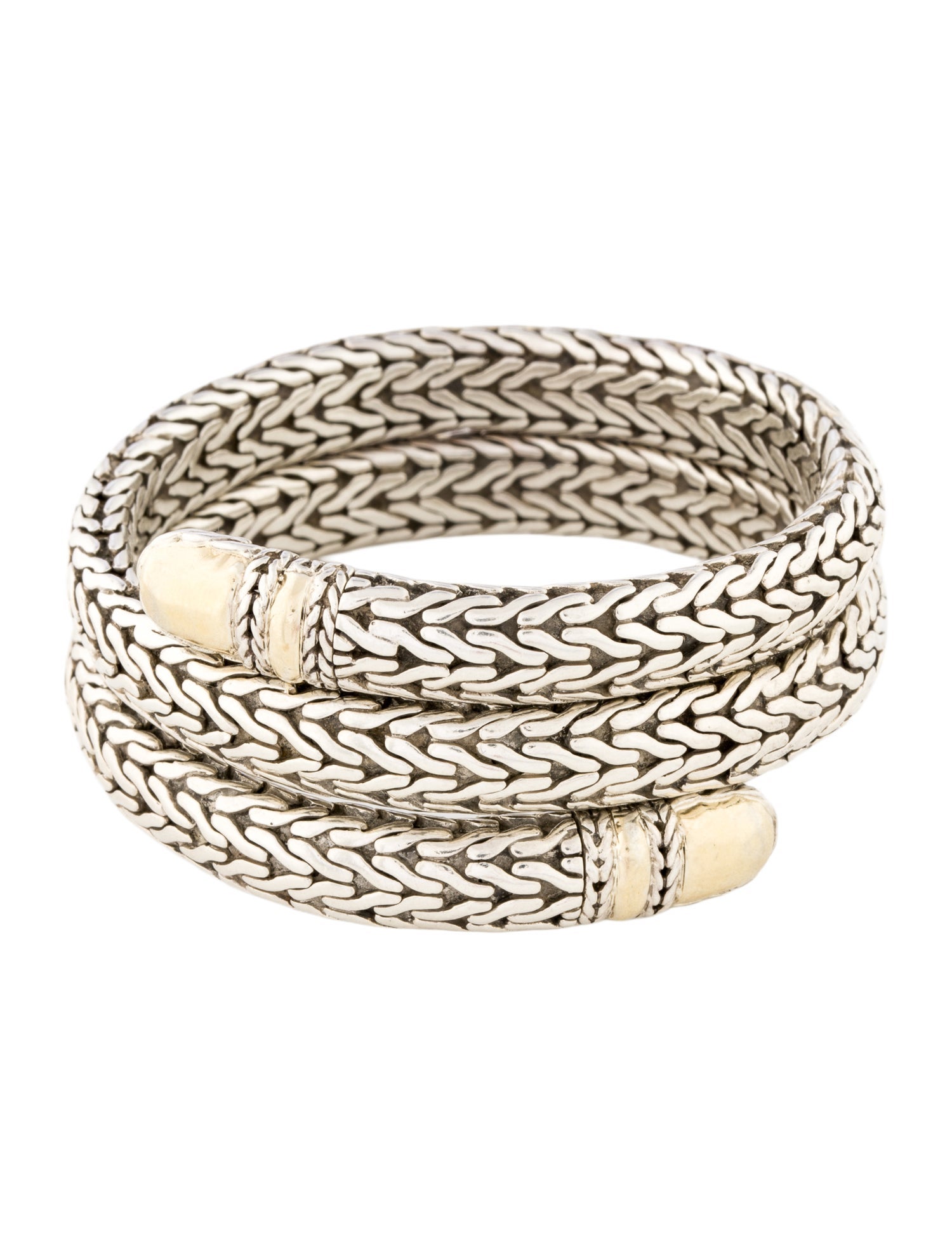 John Hardy Two-Tone Palu Coil Bracelet