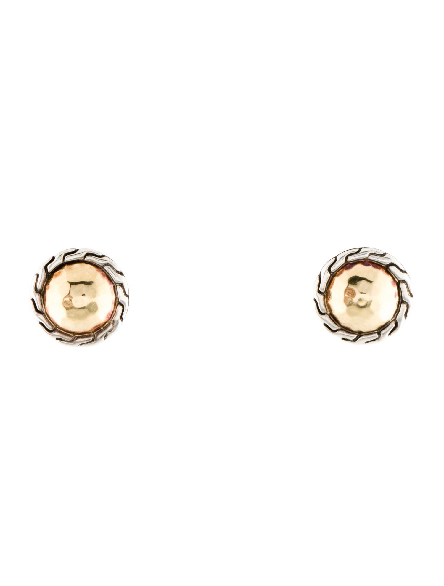 John Hardy Two-Tone Palu Stud Earrings