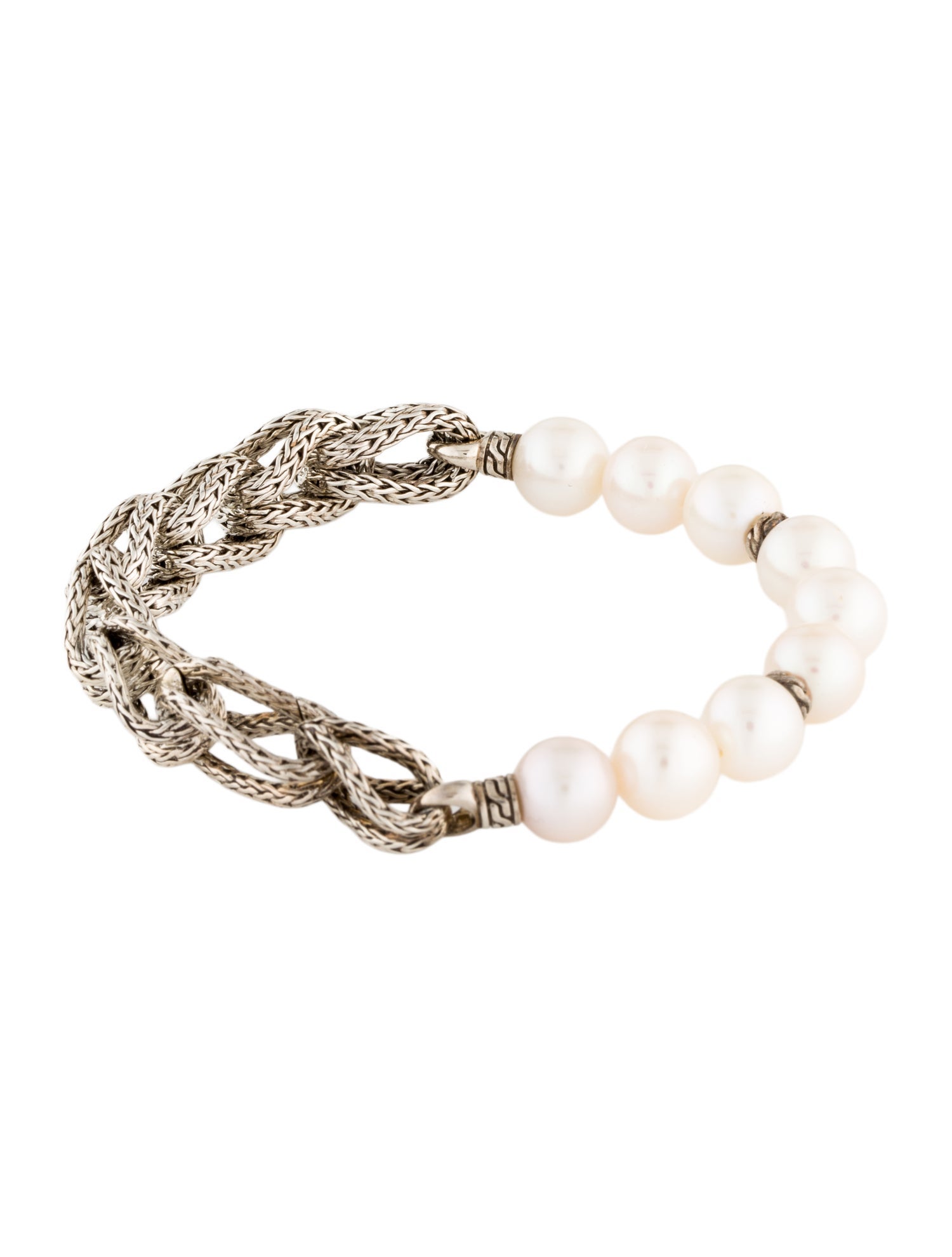 John Hardy Pearl Surf Link Bracelet