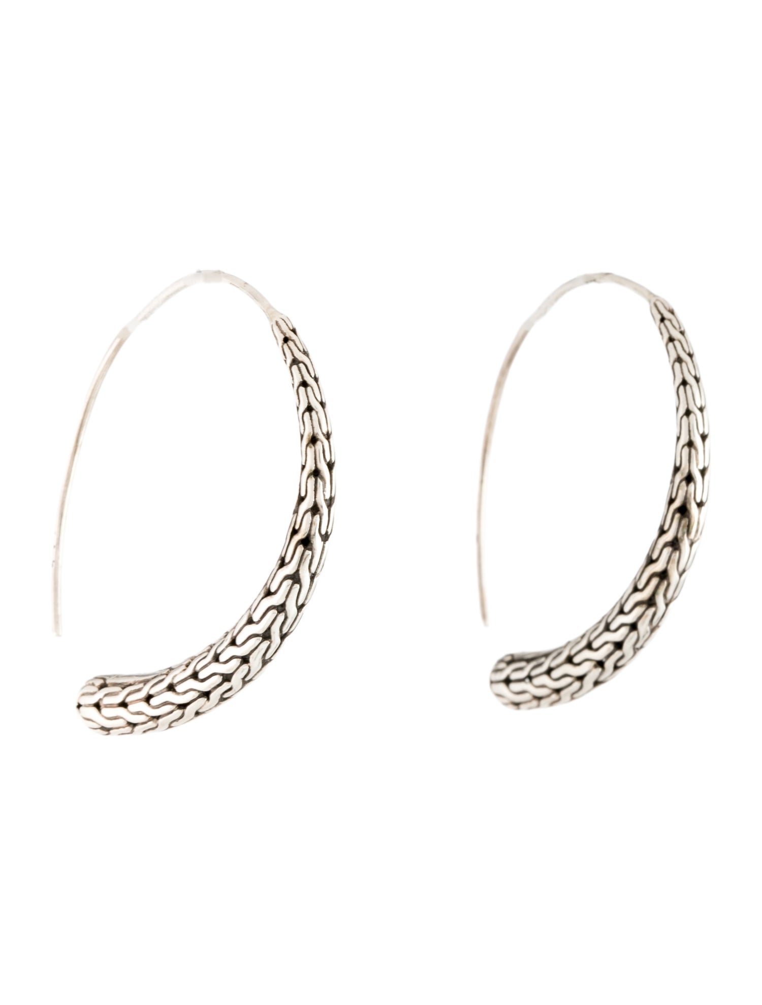 John Hardy Classic Chain Hoop Earrings
