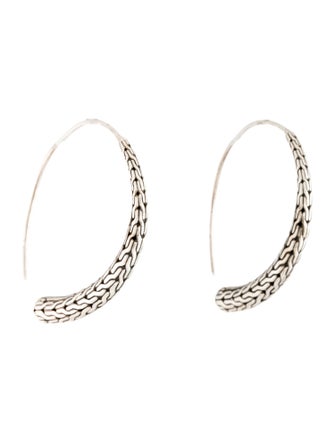 John Hardy Classic Chain Hoop Earrings