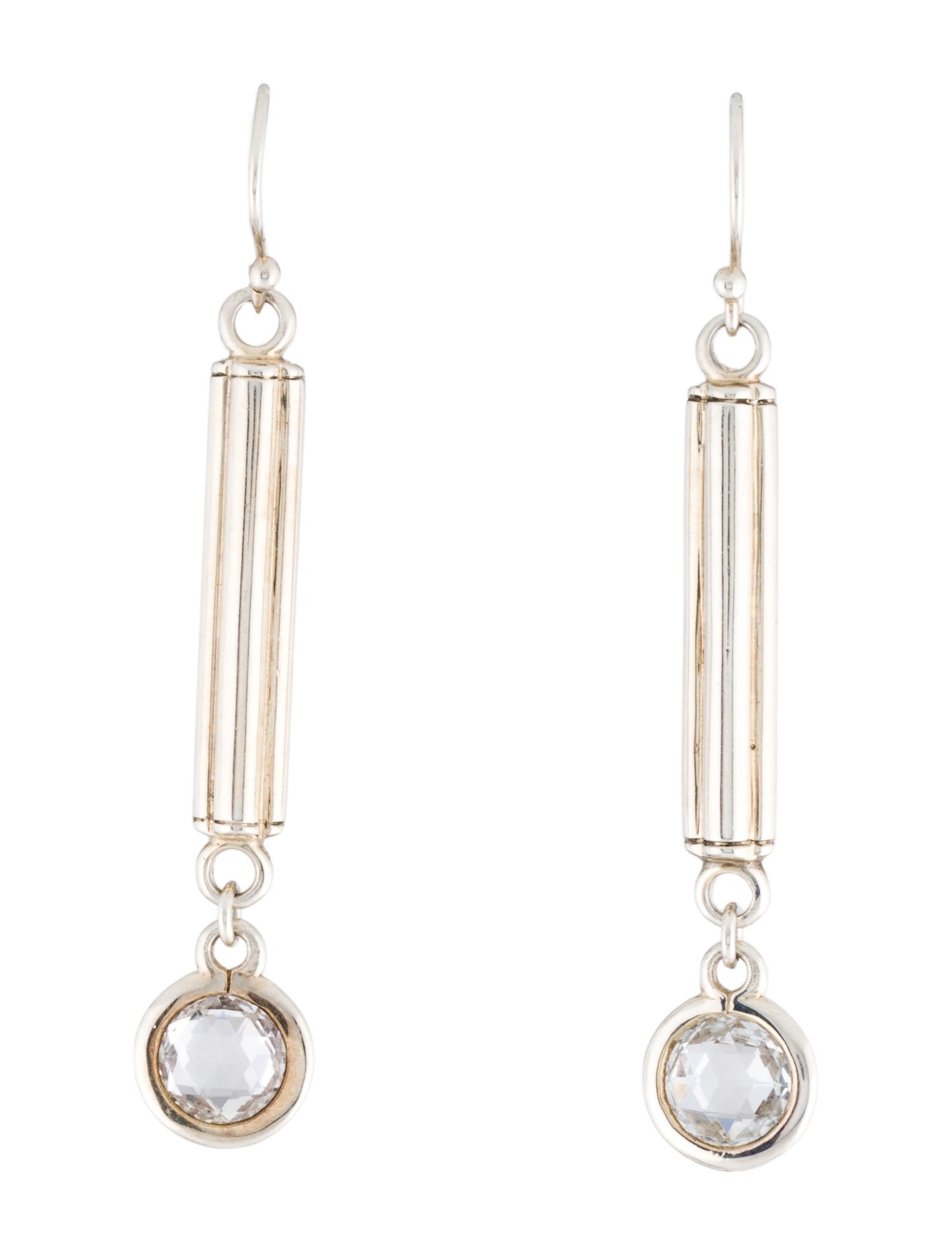 John Hardy Topaz Drop Earrings
