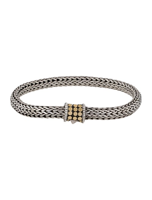 John Hardy Two-Tone Dot Icon Chain Link Bracelet