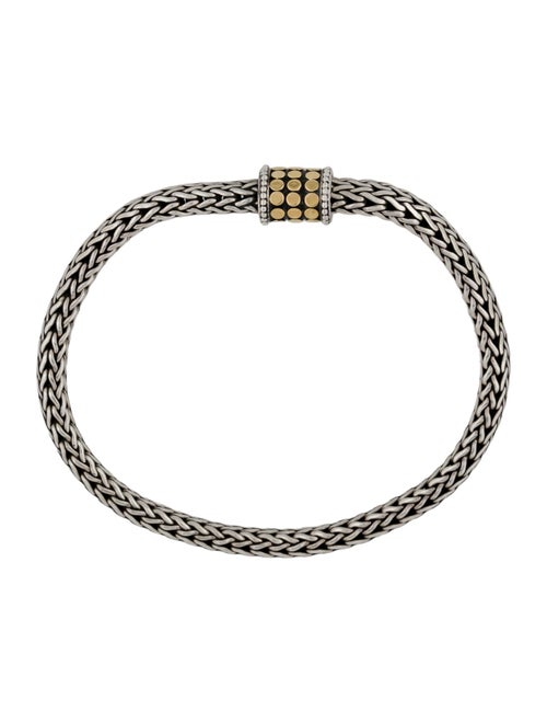 John Hardy Two-Tone Dot Icon Chain Link Bracelet