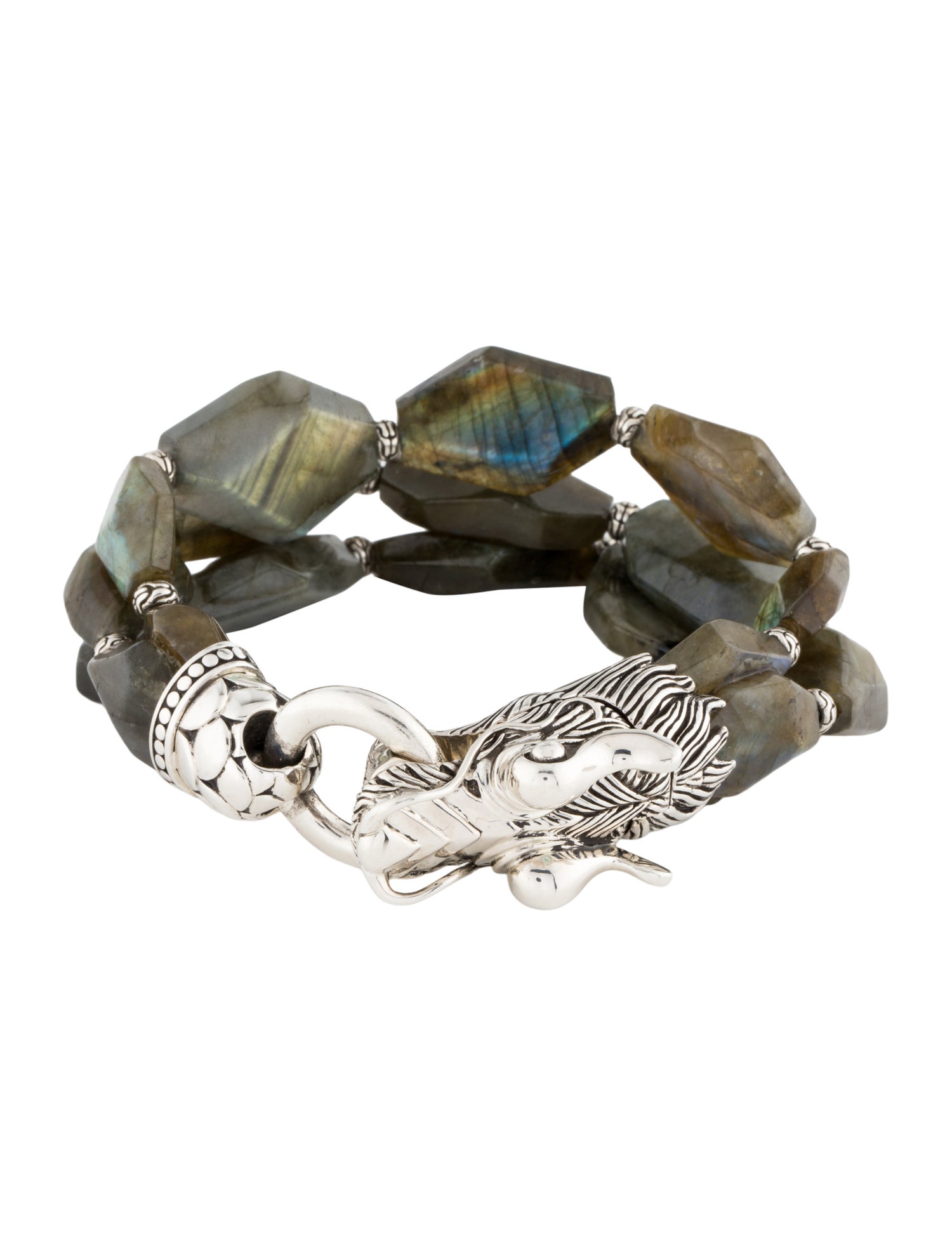 John Hardy Labradorite Naga Multistrand Bracelet
