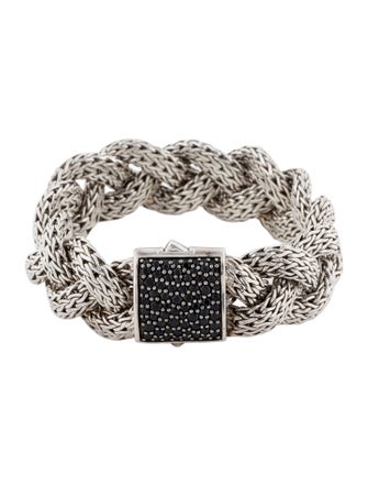 John Hardy Sapphire Braided Bracelet