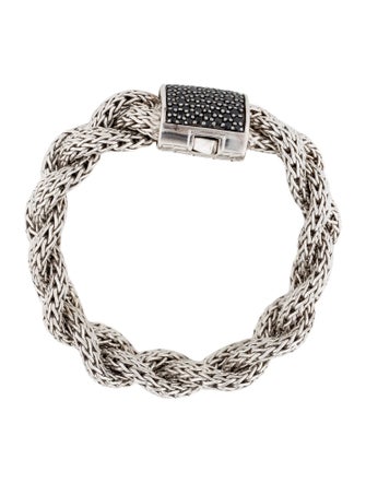 John Hardy Sapphire Braided Bracelet