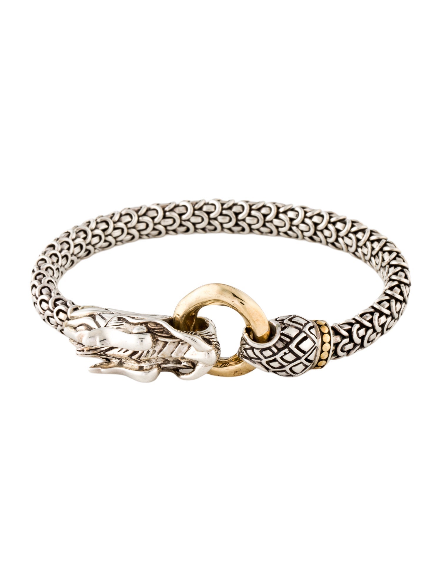 John Hardy Two-Tone Naga Dragon Bracelet