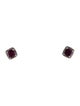 John Hardy Ruby & Diamond Batu Classic Chain Stud Earrings