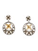 John Hardy Citrine Batu Kawung Drop Earrings