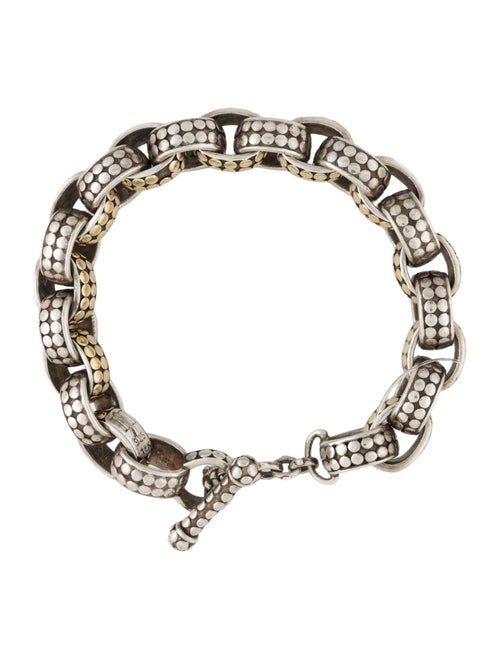 John Hardy Two-Tone Dot Link Bracelet
