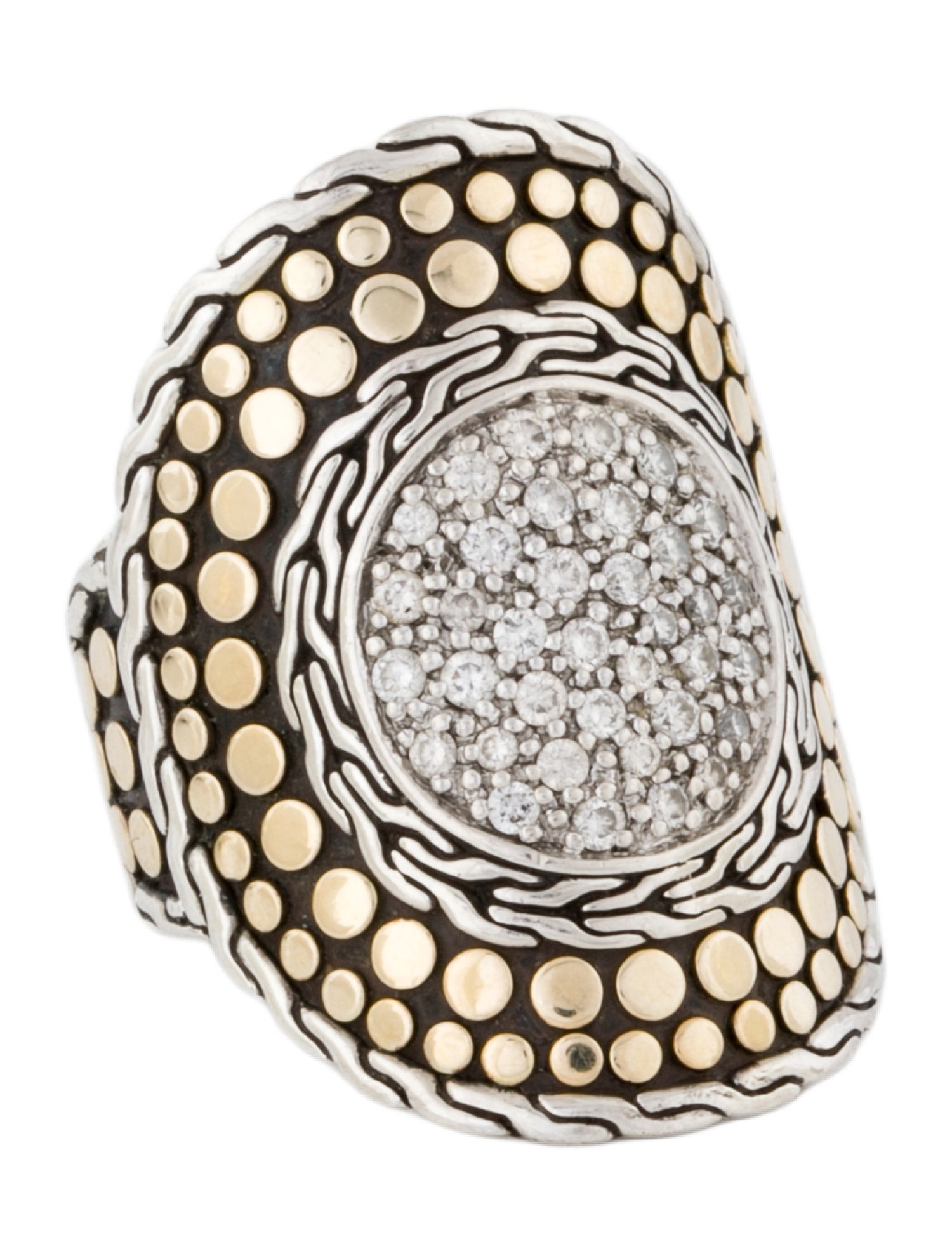 John Hardy Diamond Dot Ring