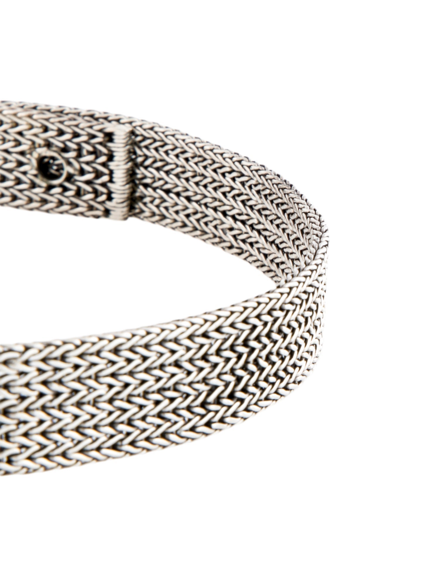 John Hardy Dot Buckle Choker Necklace