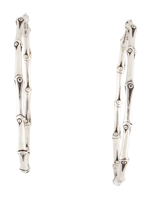John Hardy Bamboo Large Hoop Earrings