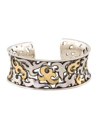 John Hardy Two-Tone Dayak Cuff Bracelet