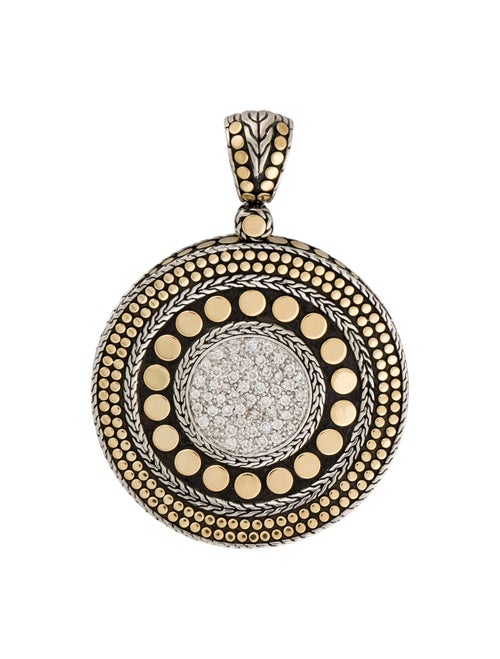 John Hardy Two-Tone Diamond Dot Nuansa Pendant