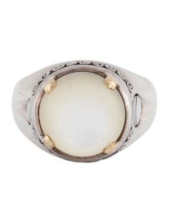 John Hardy Mother of Pearl Ring