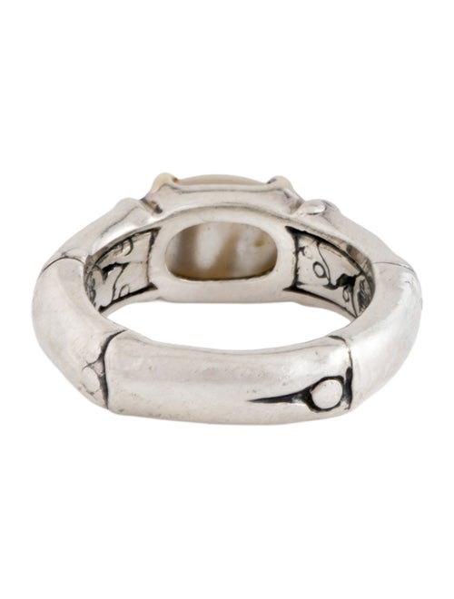 John Hardy Mother of Pearl Bamboo Ring