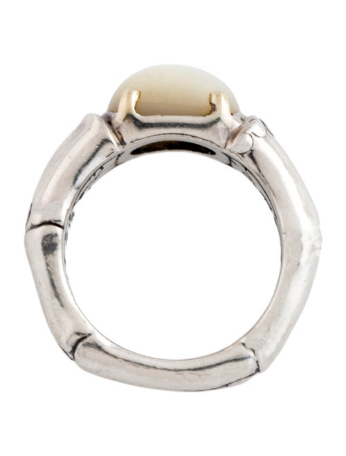 John Hardy Mother of Pearl Bamboo Ring